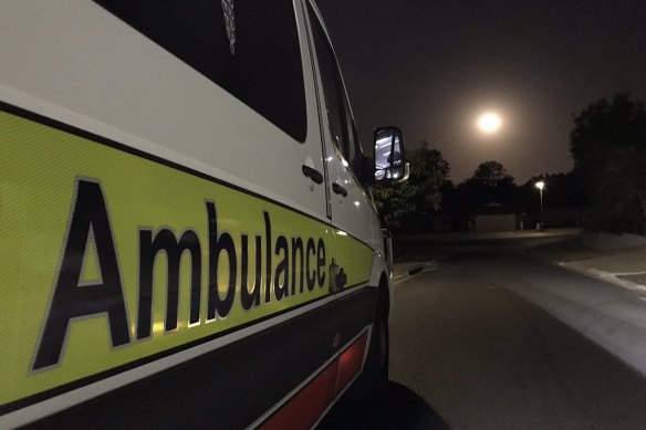 Paramedics were unable to revive the 75-year-old man, who died with serious injuries.