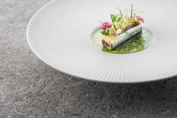 Refined… sardine dish from Jan in Munich.