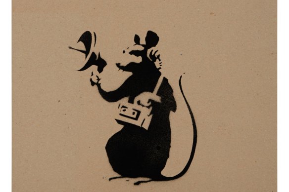 Banksy’s Radar Rat was one of the images in the court case.