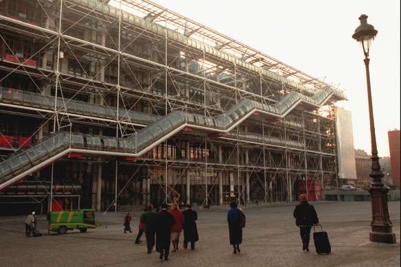 The Georges Pompidou Centre in Paris, shown in 1997.