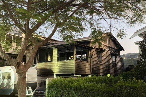 The Clayfield home in which six-year-old Max Chirila perished.