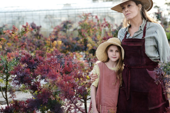 Alyla Browne and Sigourney Weaver star in The Lost Flowers of Alice Hart.