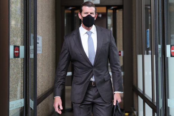 Ben Roberts-Smith departs Federal Court after another day in his defamation case.
