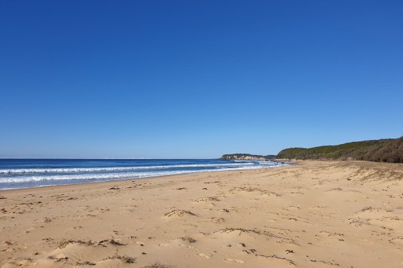 Gillards Beach is pictured on Thursday.