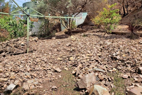 A landslide in Corryong in Victoria's north-east this year.