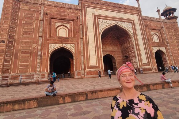 Amy made it to India on her dream trip in 2023.