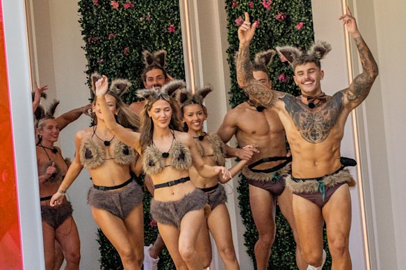 Some of the new crop of Love Island Australia contestants dressed up as squirrels. 