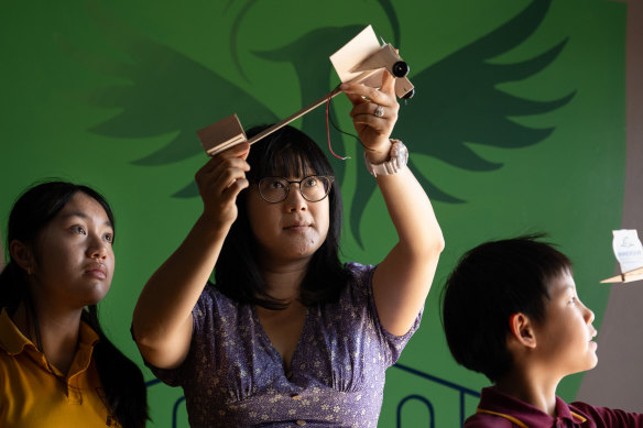 Thai says the program improves students’ vocabulary, problem-solving skills and confidence.