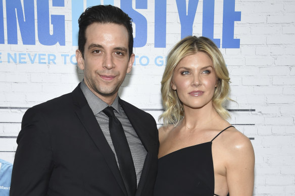 Cordero with wife Amanda Kloots at the premiere of Going in Style in New York in 2017.