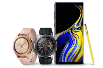 The Samsung Galaxy Note9 with its new S Pen, plus the new Galaxy Watch.