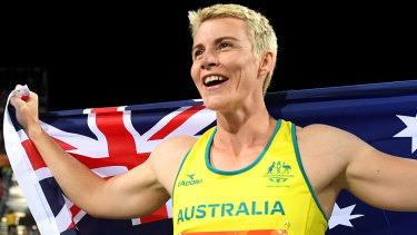 Mitchell wins gold in javelin to shed bridesmaid tag