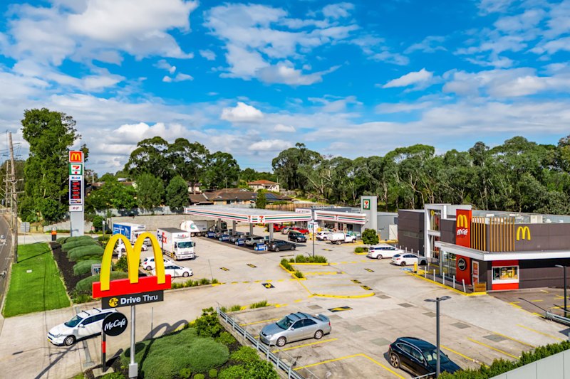 Greystanes service station at 601-605 Great Western Highway.