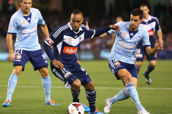 Chief protagonist: Former Melbourne striker Archie Thompson is the top scorer in the Big Blue