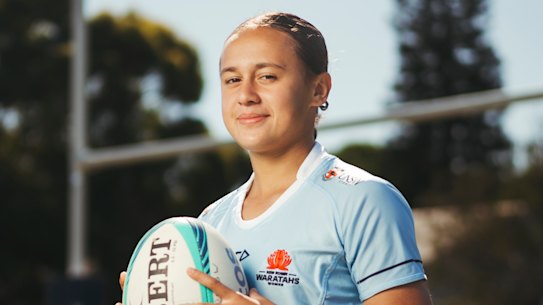 Waiaria Ellis, 16, will play in the Super Rugby Women final on Sunday.