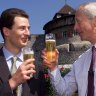 Prince Hans-Adam, right, handed over the reins to his son Prince Alois, left, in 2004.