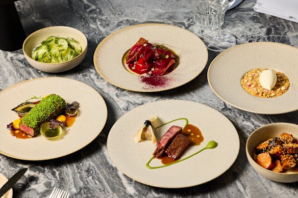 Stilts is an elevated steak and seafood restaurant.