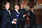 Swans player Isaac Heeney leaves Swans Headquarters in Moore Park.