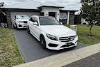 This photo from Cliftleigh Meadows resident Kaicy Rolfe shows her and her husband’s cars parked in their driveway, as they were when the fine was issued.