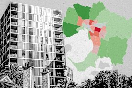 Housing target progress in Melbourne LGAs. 