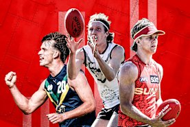 Daniel Annable, Willem Duursma and Zeke Uwland are among the prospects likely to be picked up near the very top of this year’s draft by AFL clubs.