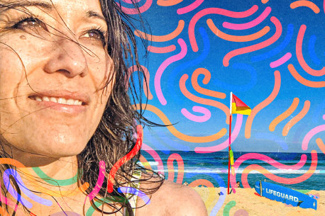 LIfe’s a beach for Kumi Taguichi.