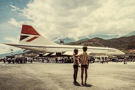British Airways made a demonstration Concorde flight to Caracas in 1975, pictured here. Air France made the city a weekly destination for its supersonic flights.