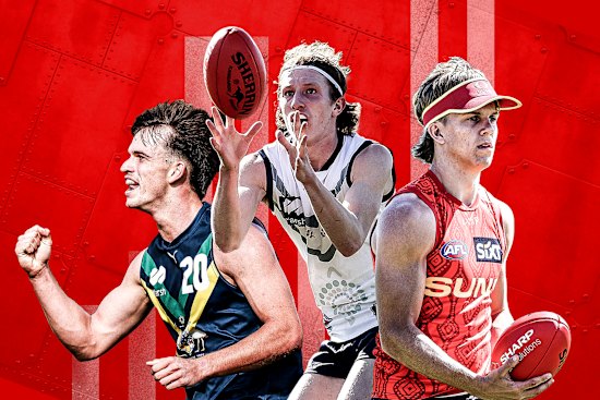Daniel Annable, Willem Duursma and Zeke Uwland are among the prospects likely to be picked up near the very top of this year’s draft by AFL clubs.