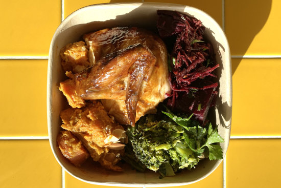 A chicken pack at Birds of Paradise in Brunswick Heads.