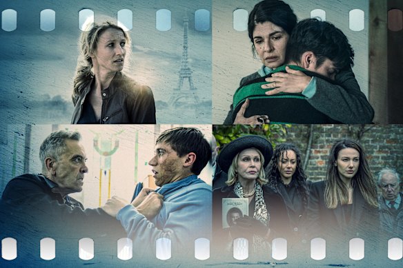 Harlan Coben adaptations (clockwise): No Second Chance, Caught, Fool Me Once and Run Away.