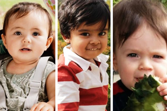 Olivia Ancelet, Aariq Hasan and Noah Zunde all died after being left in a car by their parents.