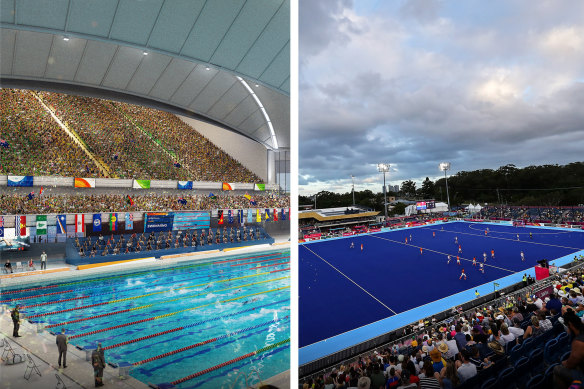 Swimming and hockey both want legacy venues from the Brisbane 2032 Olympic and Paralympic Games.
