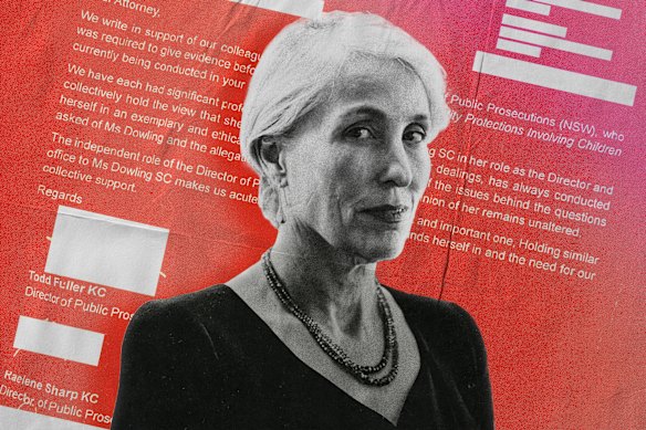 NSW DPP Sally Dowling SC’s state and territory counterparts wrote a letter of support for her to Attorney-General M...