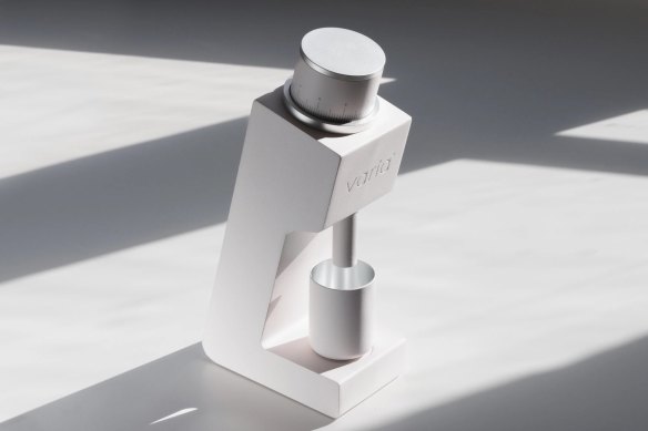 Coffee grinders like this Varia VS3 now look like sleek scientific equipment.