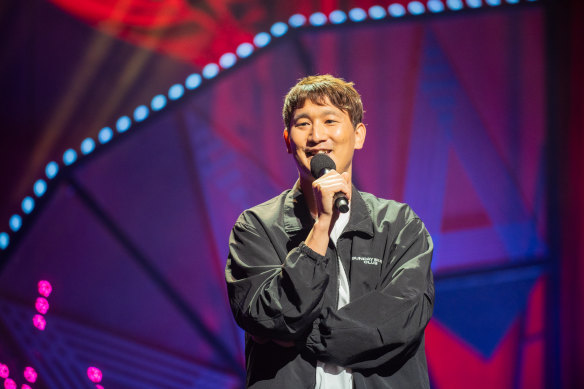 Takashi Wakasugi at the MICF Gala in 2024.