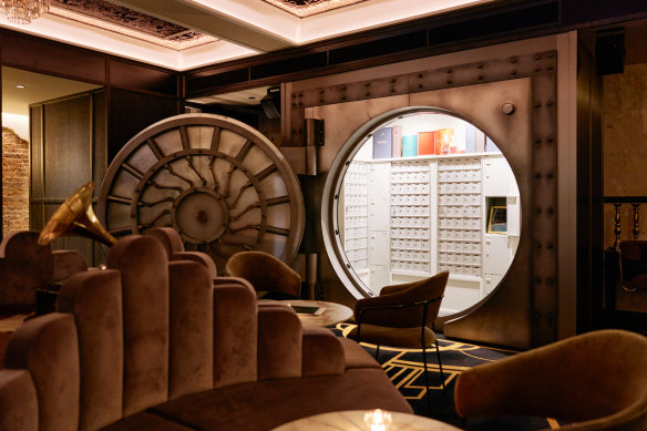 The Gatsby has a vault in which regular drinkers can store a bottle of spirits.