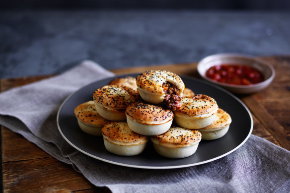 Simonne Logue cocktail pies.