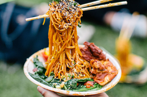 Social media star Flying Noodles is one of the Night Noodle Markets stallholders.