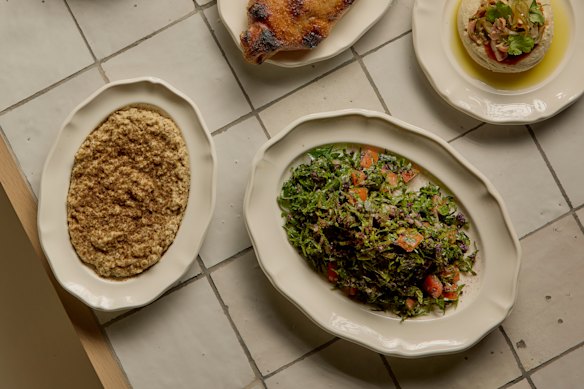 Anyday culinary director Williamson has returned to his background in Middle Eastern cuisine.