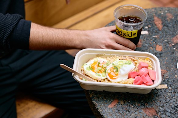 Hawaiian fried rice bowl.