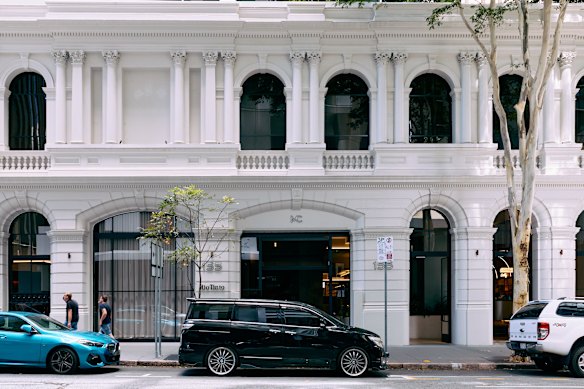 Intersection on Charlotte Street in the CBD.