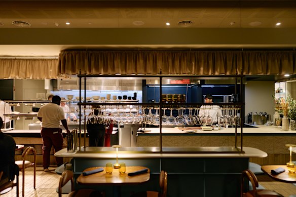 The restaurant’s fitout is a mild update from its Settimo days.