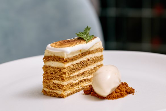 The urban honey cake at Aloria.