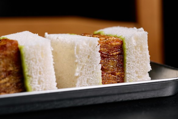 The Milquetoast chip butty matches meticulously made potato pave with classic thick-cut Tip Top bread.