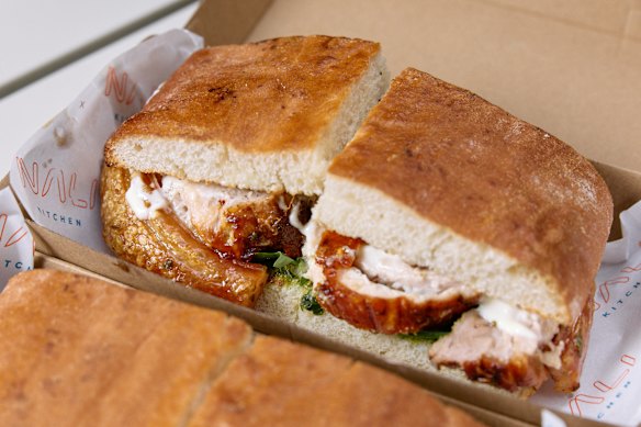 The signature porchetta sandwich is also a winner.