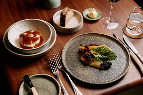 Dishes at Winnifreds in Fortitude Valley.