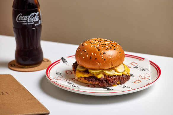 The Red Hook Brooklyn Cheeseburger is present and correct at Dumbo.