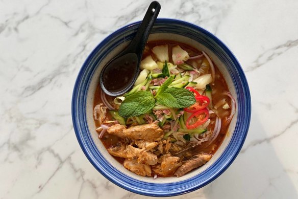 Assam laksa.