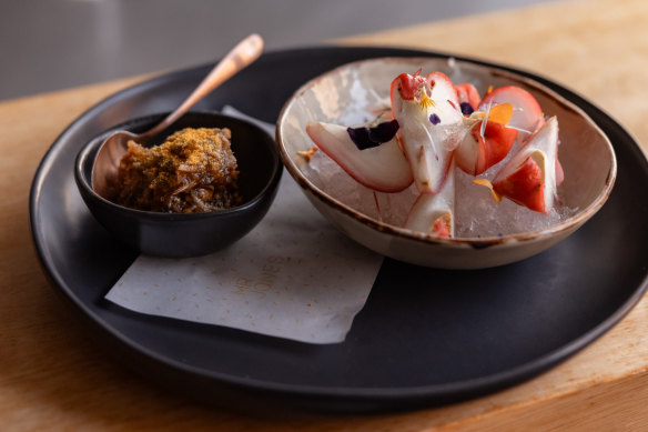 Mr Jones serves modern Thai cuisine.