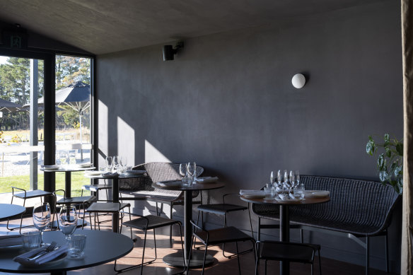 The dining room.