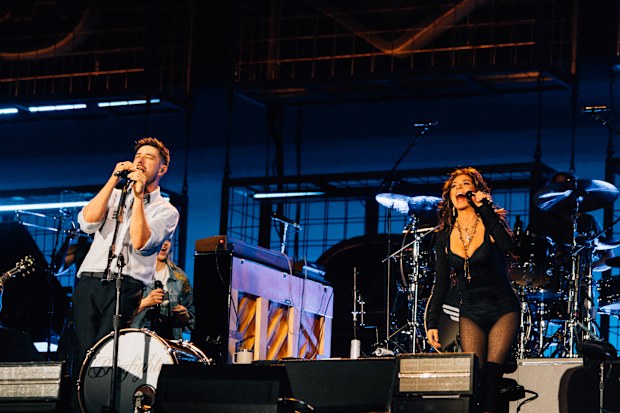 Marcus Mumford and Shania Twain perform at British Summer Time festival 2026